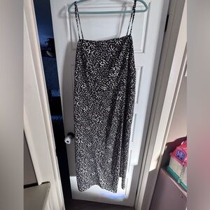 A New Day Black and White Patterned Maxi dress